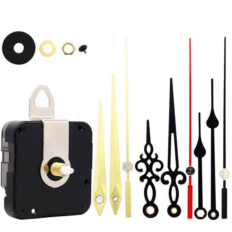 TIKROUND Youngtown 12888 Movement for Clock Repair Replacement 16mm(41/64 inch) Shaft Length 8mm (5/16 inch) Thread Length. - Image 1